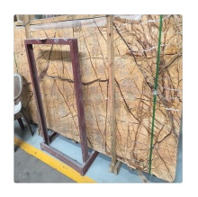 Tropical Rainforest Marble Medium Brown Slabs for Marron Threshold Strip