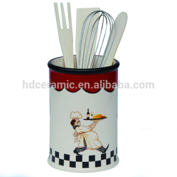 Ceramic tools holder,chef ceramic utensil holder