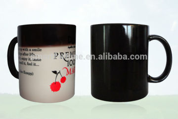 Heat Sensitive Color Changing Ceramic Mugs 11OZ Custom Heat Transfer Mugs