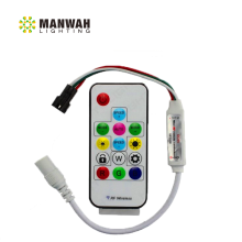 Mini-RF WiFi Controller DC5V RGB LED Dimmer with Remote