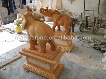 Stone Elephant Garden Ornaments