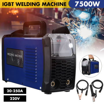 Efficient 7500W 250A 9.5KVA DC Inverter ARC Welder 220V IGBT MMA Welder Electric Welding Machine 250 Amp for DIY Welding Working