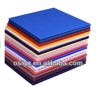 waterproof polypropylene pp corrugated sheet
