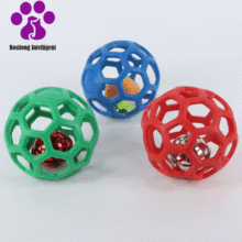 Durable Hollow Balls with Bells for Pets