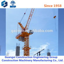 D260 erect tower crane load16tons 60m jib length luffing jib tower crane