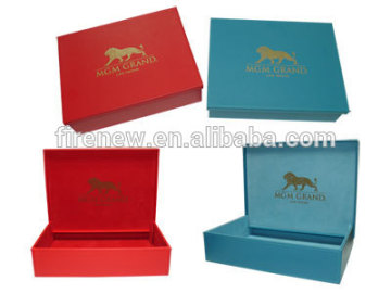 Silk Fabric Gift Box for MGM Grand Hotel