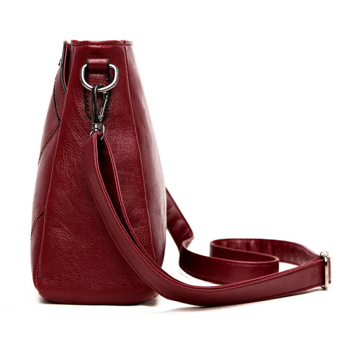 उच्च गुणवत्ता वाले कपड़े चमड़े की महिला हाथ बैग
