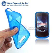 S Type Slim Transparent TPU phone case for AX 620 Mobile Phone