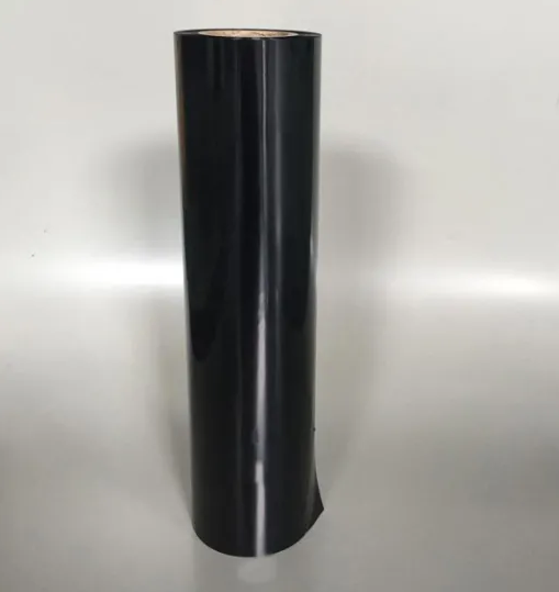 Opaque Black Matte Surface Polyimide Film Png