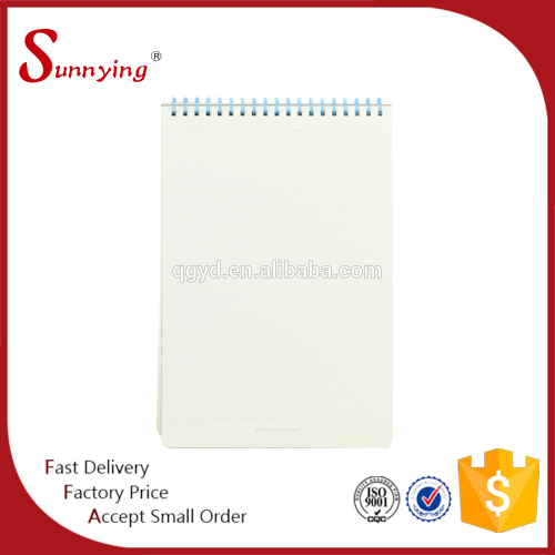 A5 paper card double spiral notepad for school