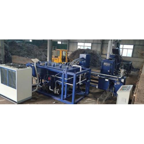 Machine à briqueter pour les granules d'acier Shavings Chips Straps