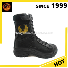 wholesale custom made military black canvas and leather boots dubai army shoes boots