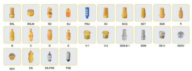 PZA Pneumatic Push-in Speed Controller One Touch Fitting