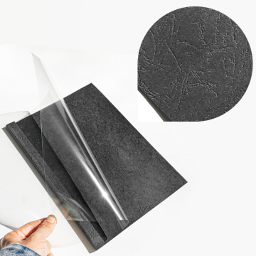 Black Thermal Binding Cover Sheet - High Quality for Professional Presentations