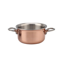 3-Ply small stainless steel soup sauce bowl