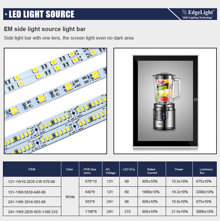 2020 LED Aluminum Frame Magnet Open Light Box For Advertisement