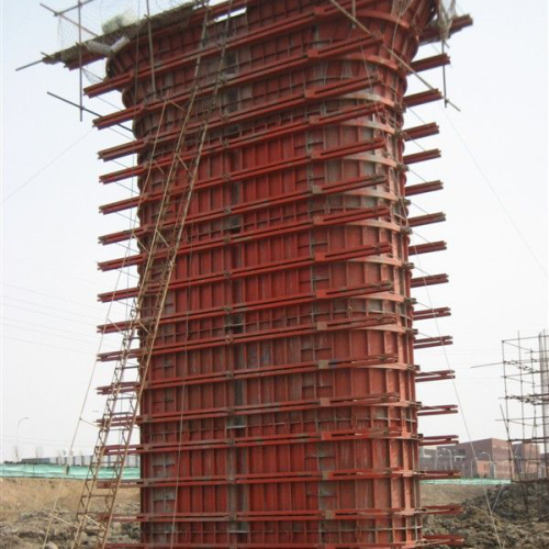 Metal Pier Column Steel Formwork For Bridge