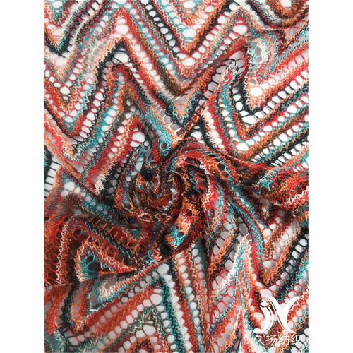 Polychrome Yarn Dye Knit Beach Cover Summer Fabric