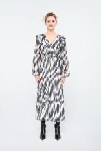 Elegant Abstract Fancy Long Sleeves Party Dress