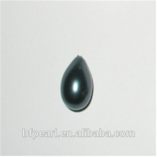 14-19mm Black Raindrop Shell Pearls Beads