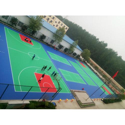 Enlio มินิขนาด PP Interlocking Sport Flooring