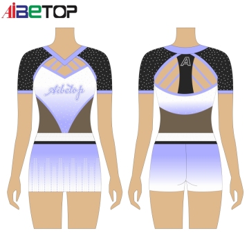 Short Sleeve Cheerleader Uniforms for Sale