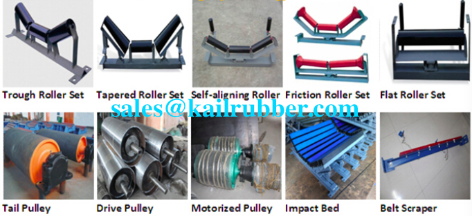 Steel Idler/Roller For Rubber Conveyor Belt Equipment