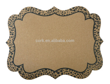 Frame Free Custom SizeCork Board Decorative Cork Boards Custom Printed Cork Board