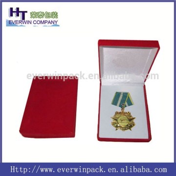 2015 personalised flocking coin/badge packaging case wholesale