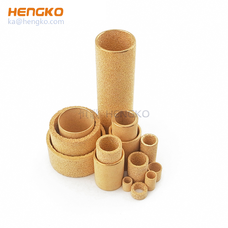 wholesale custom 0.5 to 90 microns sintered porous metal nickel inconel monel bronze filter tubes