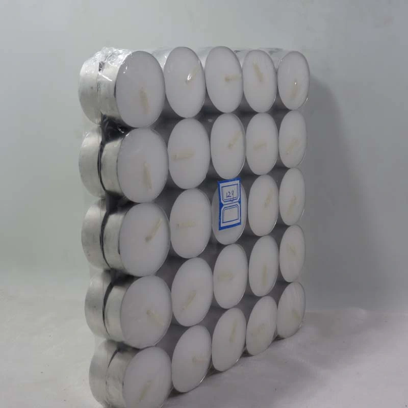Birthday/Christmas/Wedding Product Supply White Unscented Tealight Candles for Dectoration