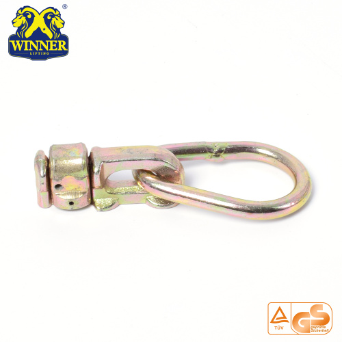 Montaje de perno prisionero doble galvanizado amarillo de calidad superior con anillo ovalado