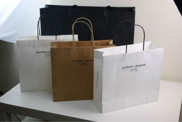 own design with your logo promotion paper bag