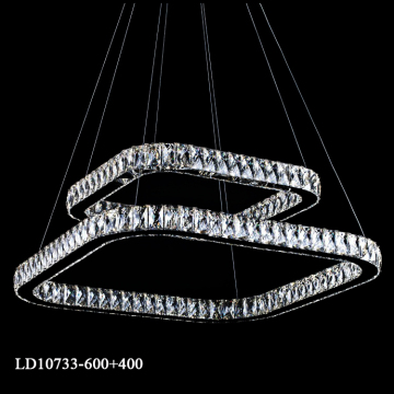 Modern led K9 crystal chandelier home depot