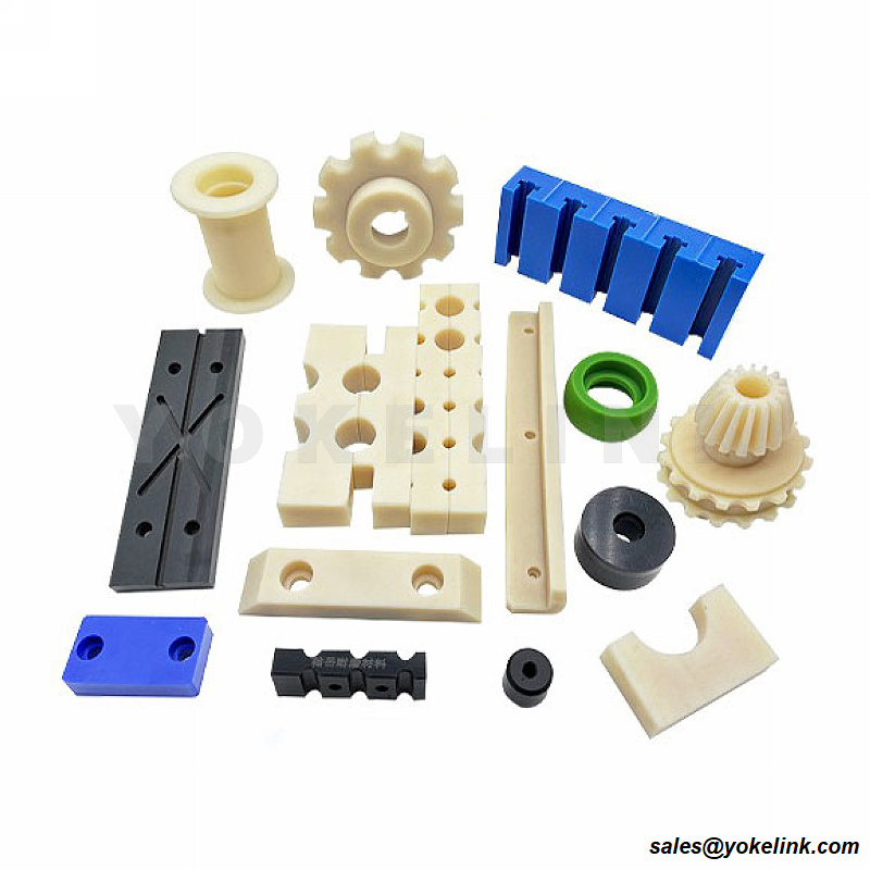 Egyedi megmunkálású UHMW PE alkatrészek Megmunkált alkatrészek (5) Custom-machined UHMW PE components Machined Parts (5)