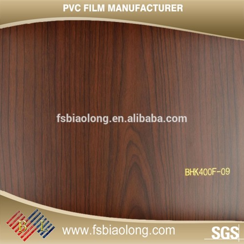 Manufactory wood grain matte pvc decorative film for doors for covering furniture
