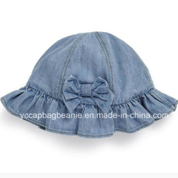 Children Denim Bucket Hat, Denim Sun Hat