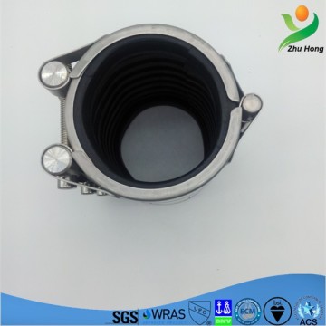 China Supplier pipe repair coupling grp pipe coupling PVC pipe repair clamp