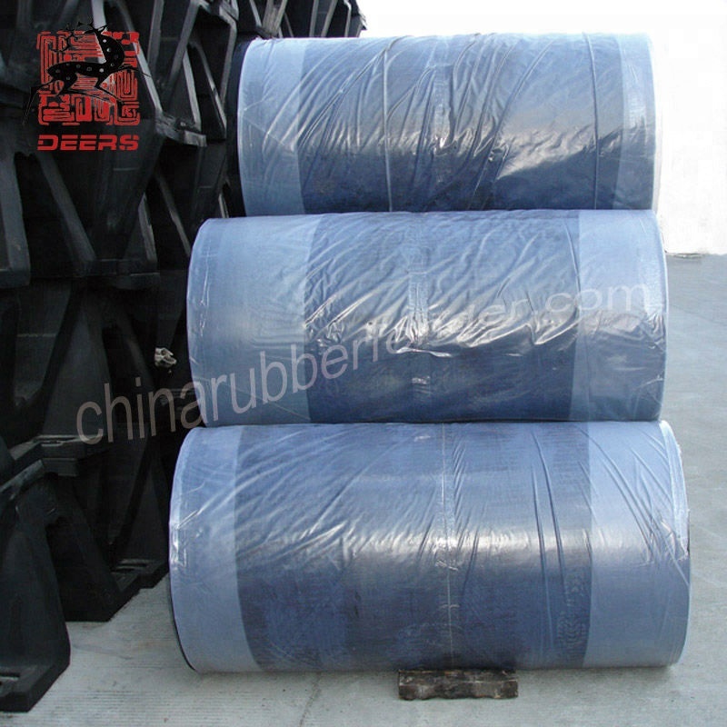 Cylindrical rubber fender hollow fender for roro and ferry terminals