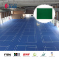 Zelfklevende vinylvloer Badminton Court Mat en Vinyl Sports Indoor Court Mat