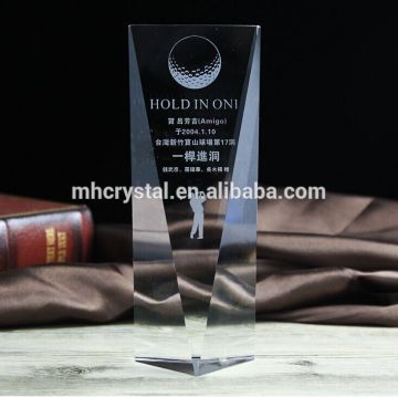 Optic Crystal Golf Trophy Award MH-J0778