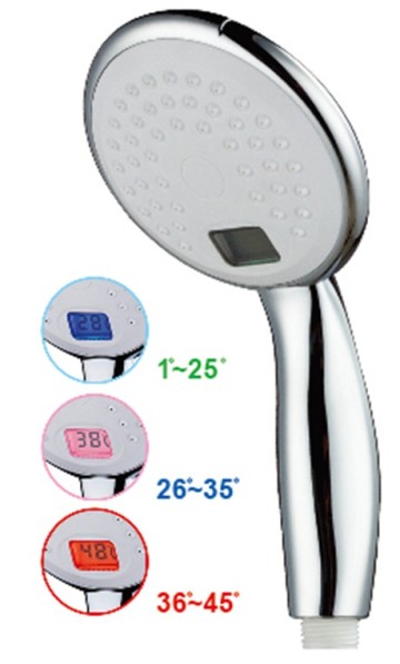 rohs flashing light led shower head with wholesale price