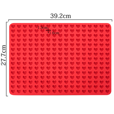 Heart Shape Silicone Molds Valentine's Chocolate Candy Molds Baking Jelly Mold for Party Cake Decoration