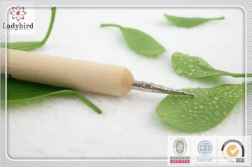 wood handle professional nail art dotting pen/dotting drill