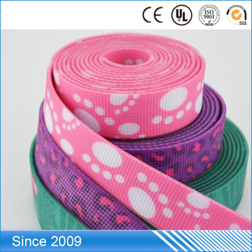 Nylon webbing coated with pvc synthetic material for cat leash