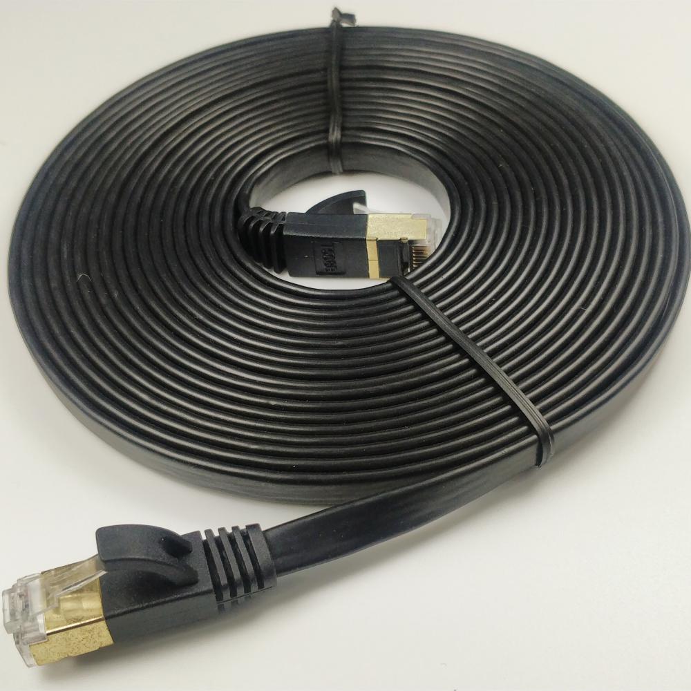 Cat7 Ethernet-kabel afgeschermd plat internet