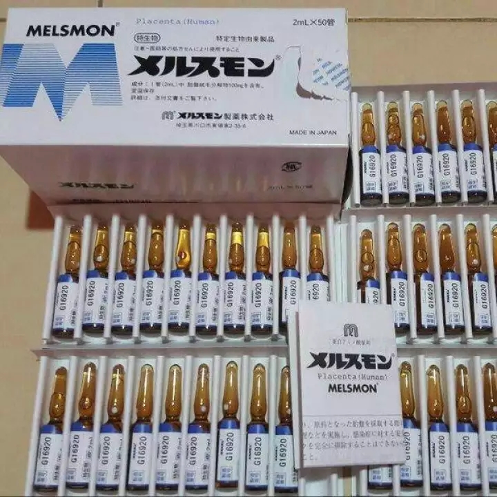 Japan original Melsmon placenta one box 50vials