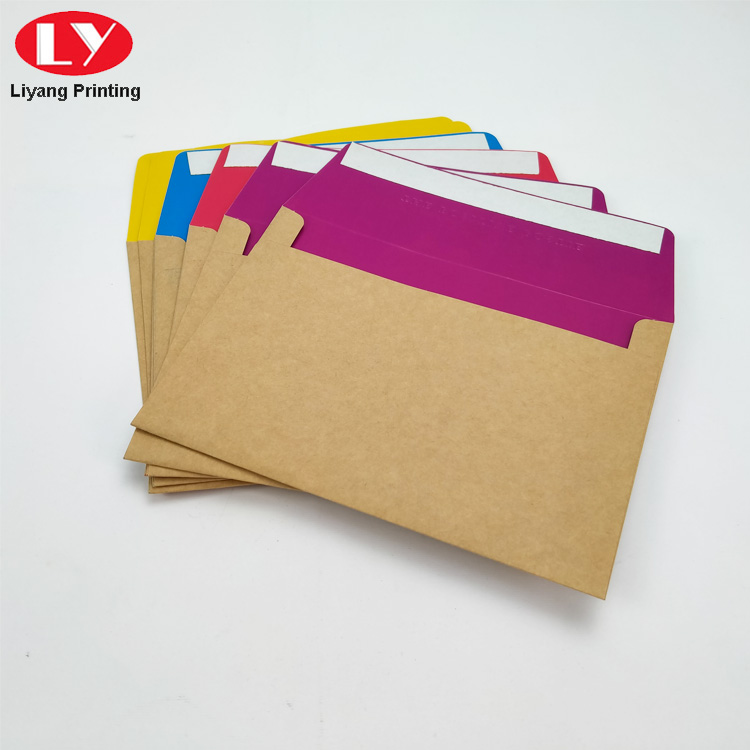 Kraft Envelope Packaging مظاريف الورق البني المخصص