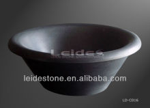 Black granite antique stone sinks