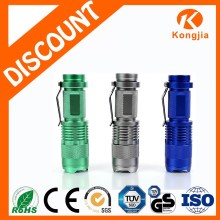Professional Metal Led Light high power led focus flashlight